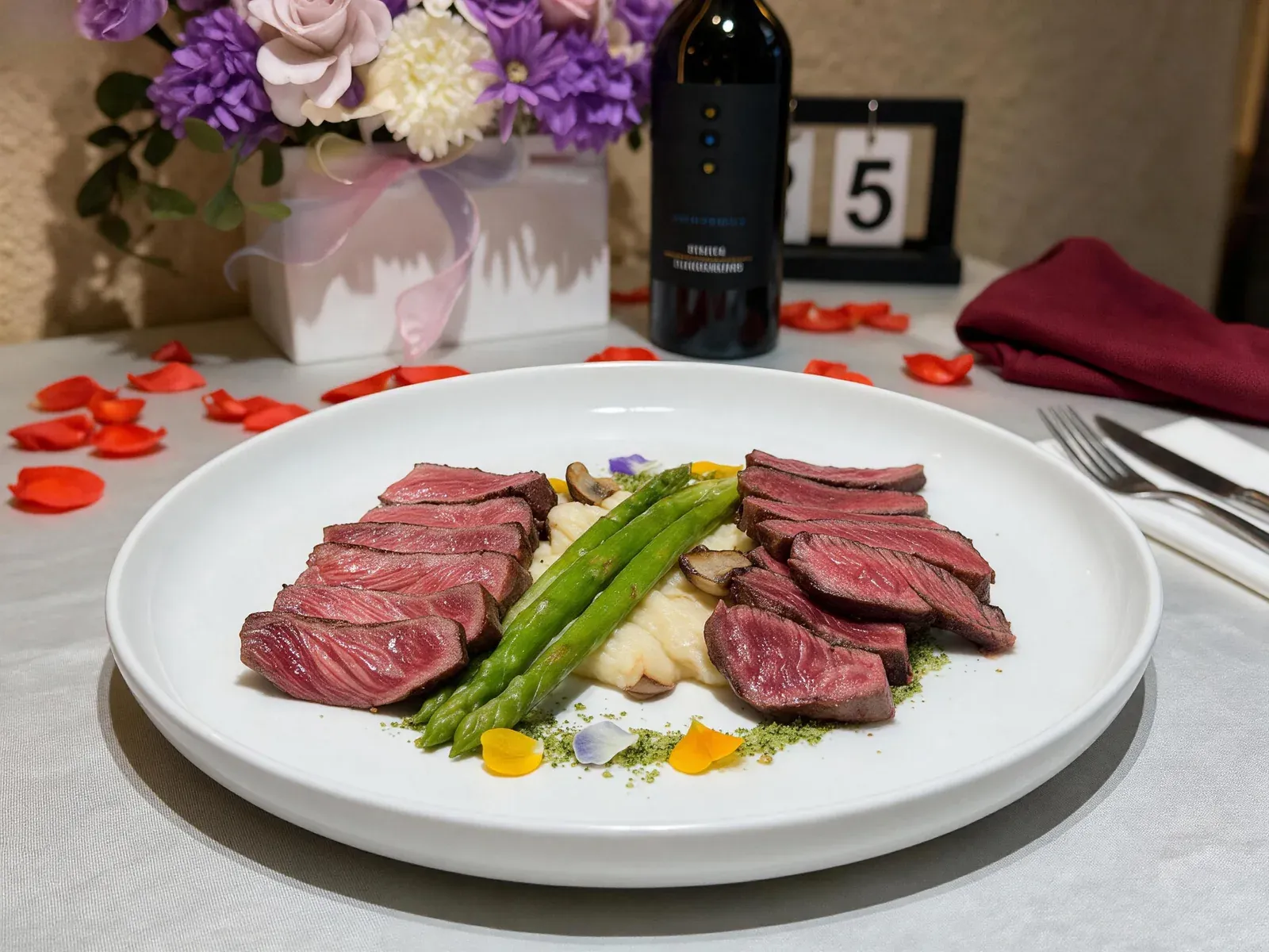 Món Steak Wagyu AUS & Thick Skirt USDA Choice tại Ơ Bistro