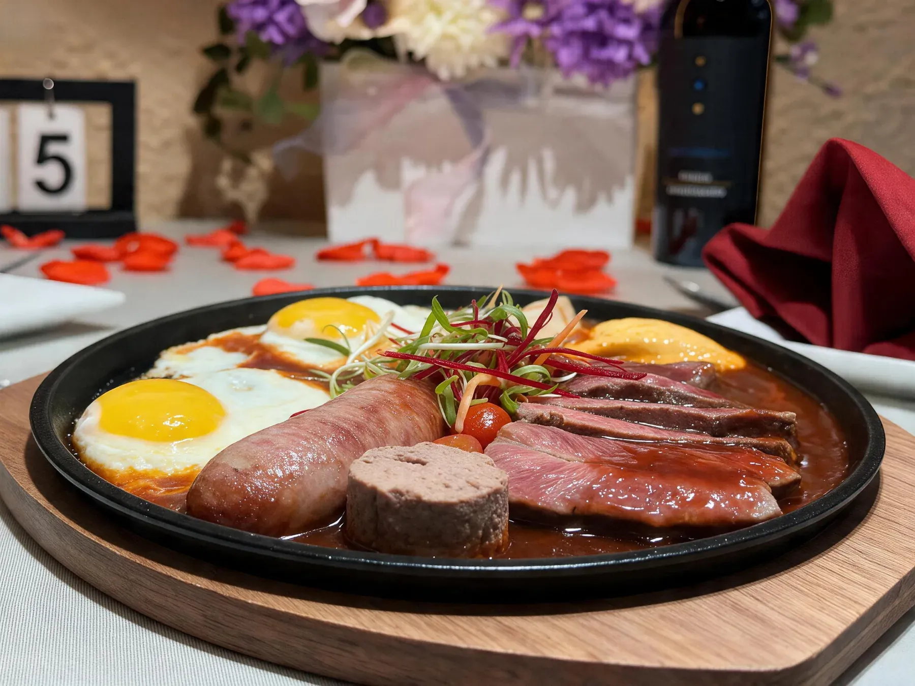 Món Striploin Bò Né tại Ơ Bistro