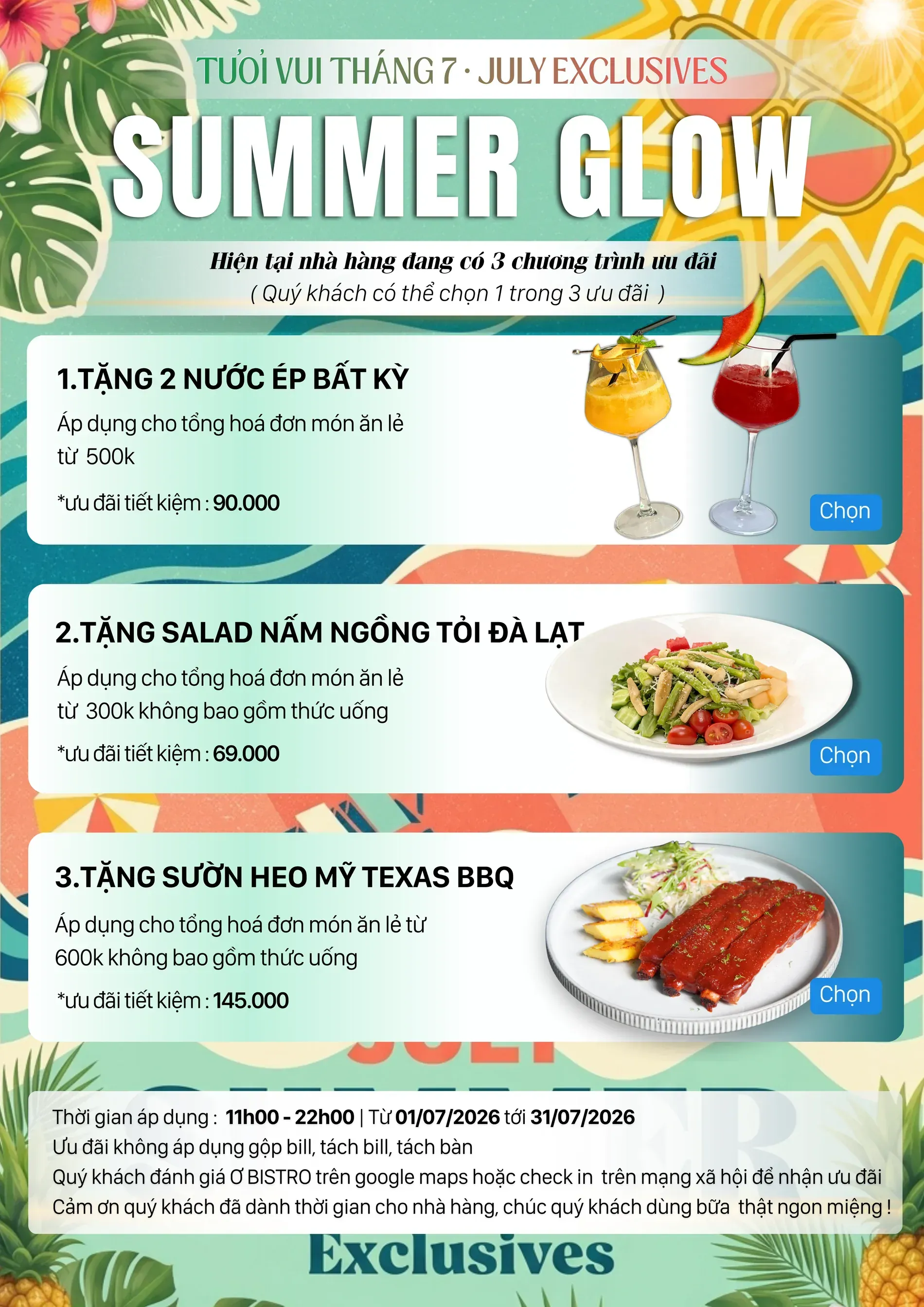 Menu Ơ Bistro Thủ Đức — trang 1