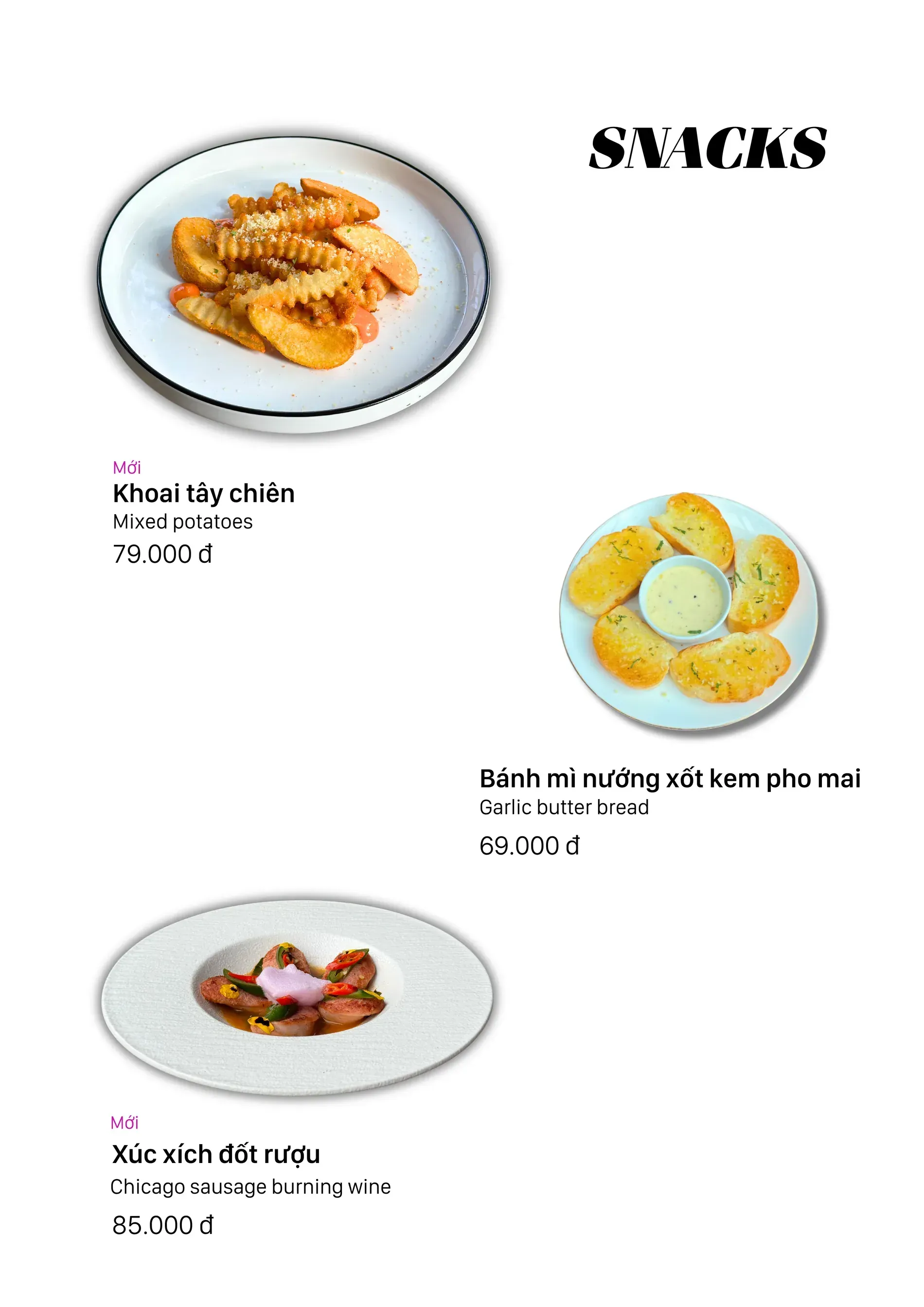 Menu Ơ Bistro Thủ Đức — trang 5